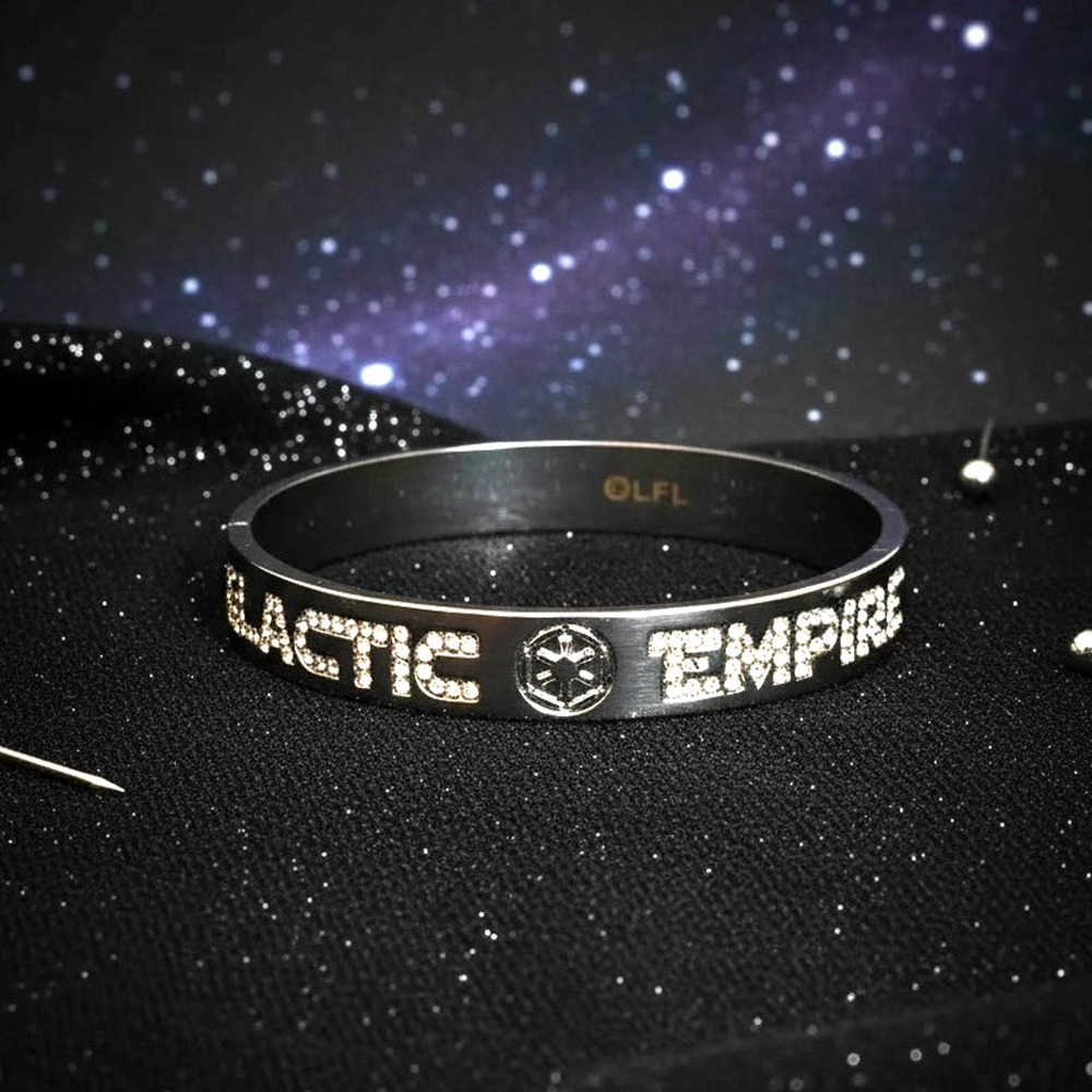 Galactic Empire Rhinestone Bangle Bracelet | Star Wars Fan Jewelry